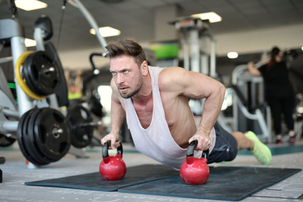 Resistance training three days a week can build muscle mass and keep your T levels pumped up.